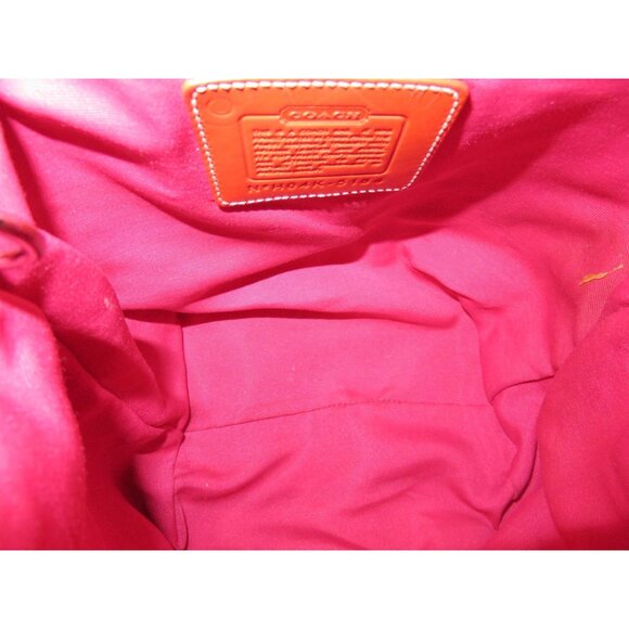 Coach 2004 Limited Edition Jack Russell Red Quilted Nylon & Leather Backpack